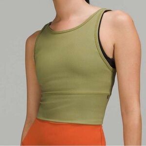 Lululemon power pivot tank measurements included